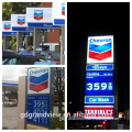 Custom size gas station signage professional manufacturer